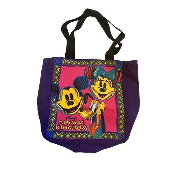 Vintage Disney parks Animal kingdom tote bag AOP Micky - Picture 1 of 8